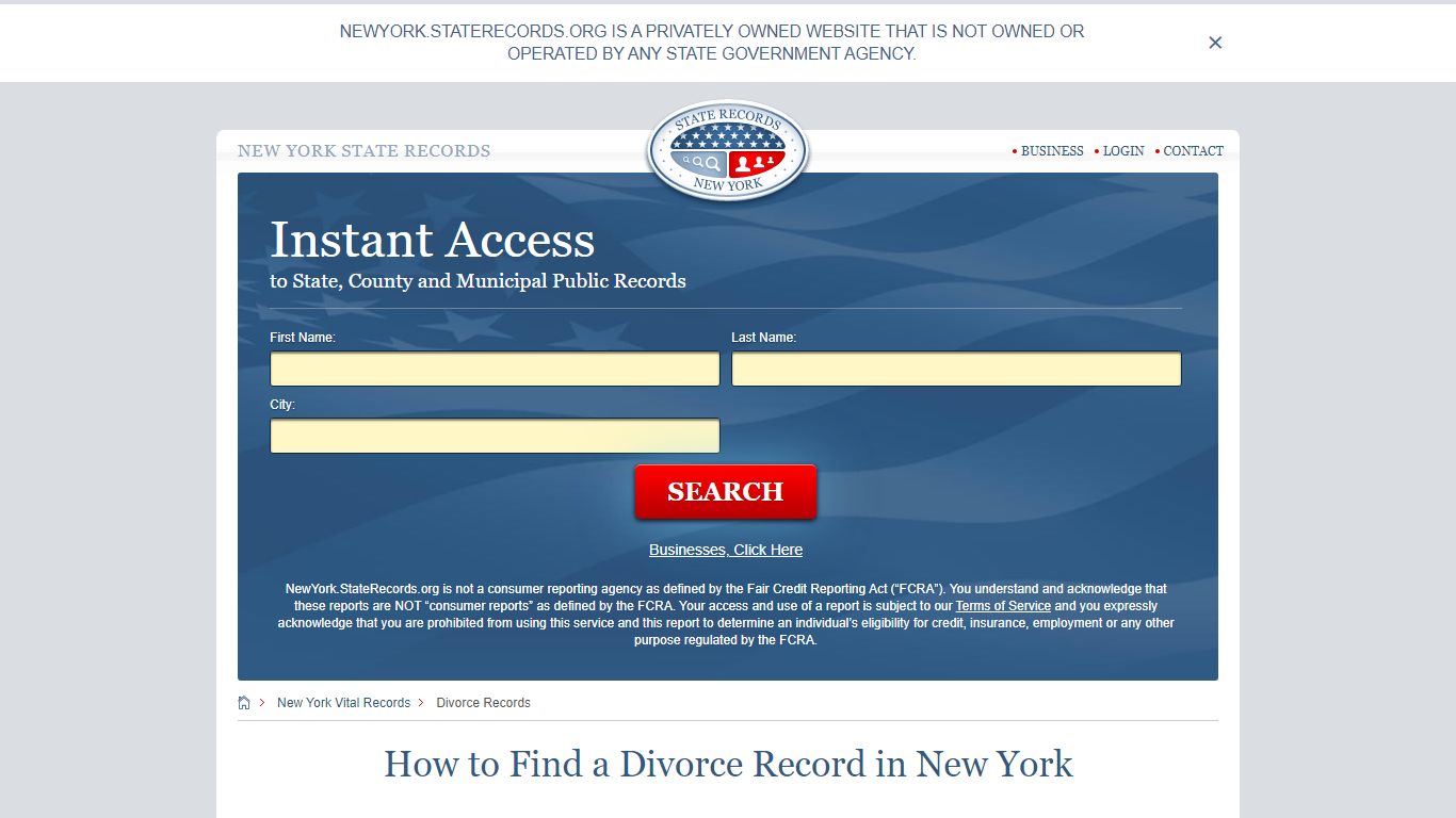How to Find a Divorce Record in New York - New York State Records