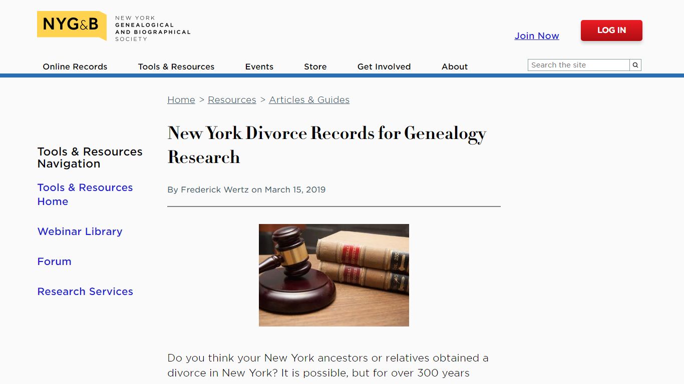 New York Divorce Records for Genealogy Research